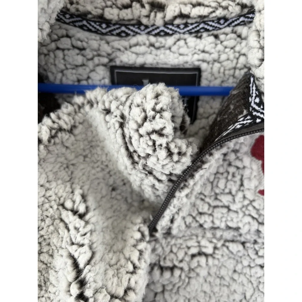 Boxercraft‎ UGA M Quarter Zip Sherpa Pullover University of Georgia Bulldogs